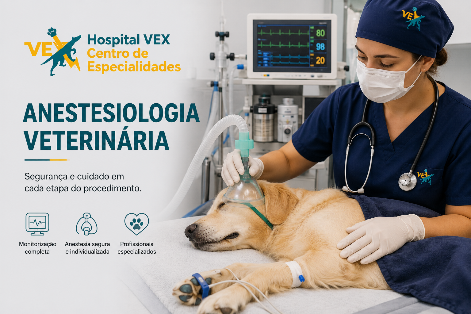 Anestesiologia Veterinária no VEX Hospital