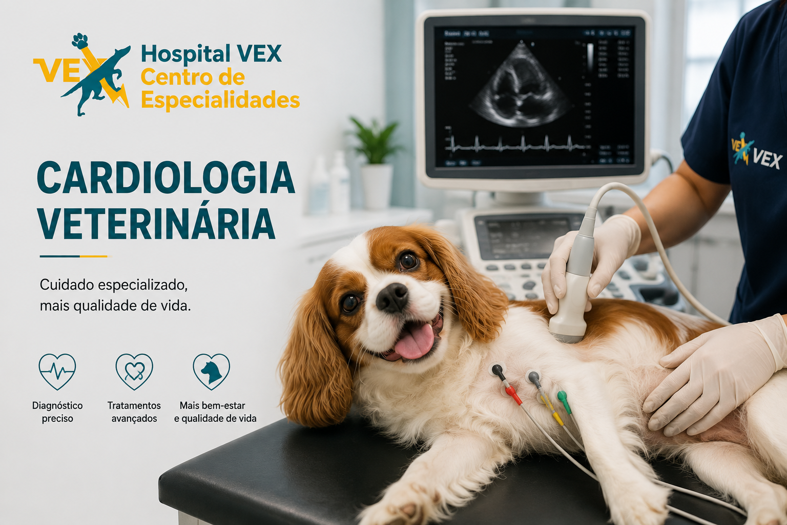 Cardiologia Veterinária no VEX Hospital